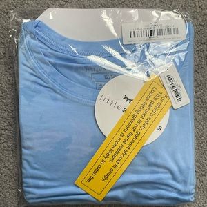 Little Sleepies Limited Edition Cornflower Solid 2 Piece PJ Set Size 12/14